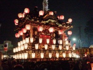 前年2011年秩父祭りの笠鉾