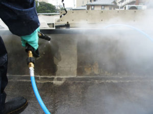 屋上の洗浄 屋上の洗浄